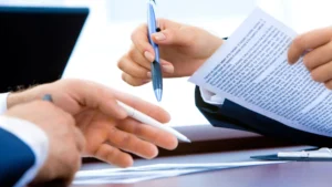 Nonprofit staff member tracking the grant application process on a calendar